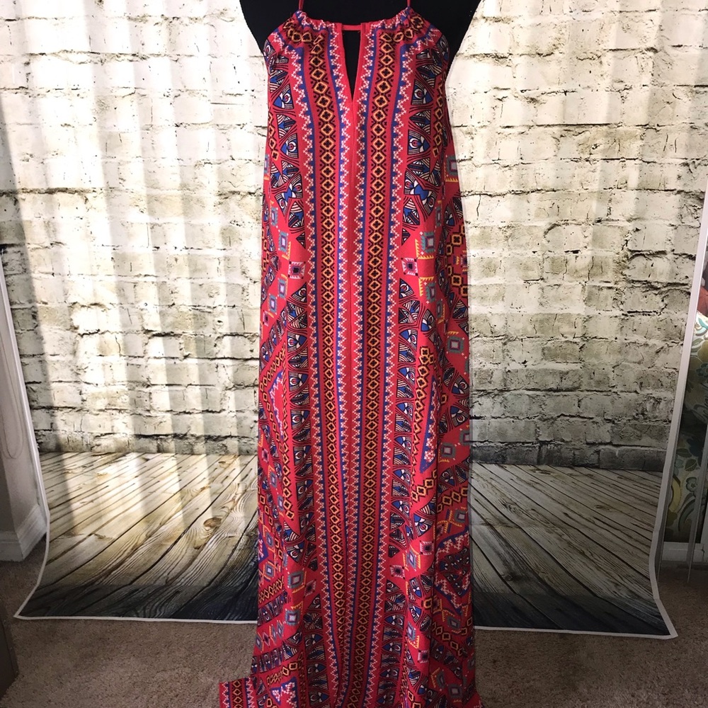🌸 Flying Tomato Aztec Keyhole Maxi Dress 🌸